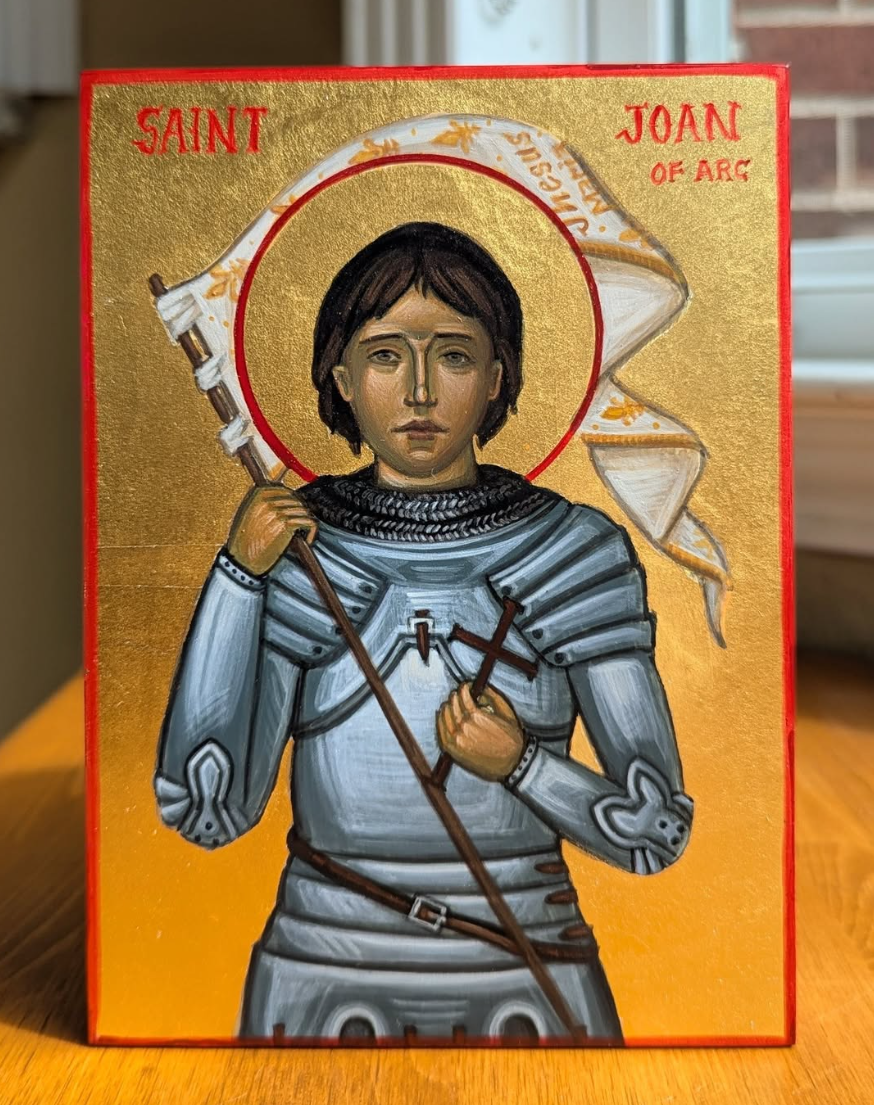 5x7in St.Joan of Arc Icon