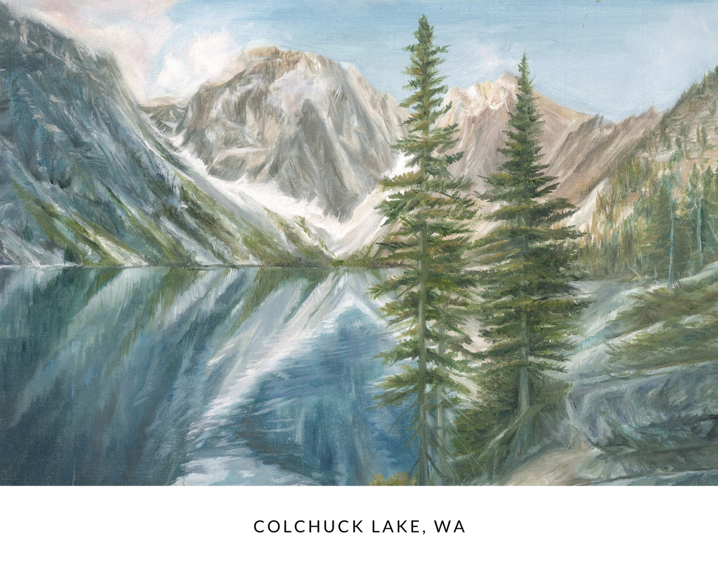 Colchuck Lake Postcard