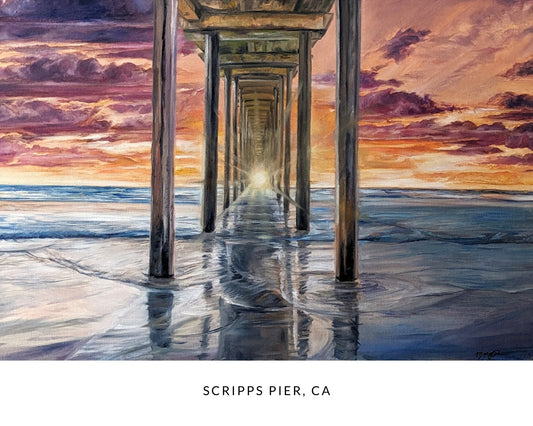 Scripps Pier Postcard