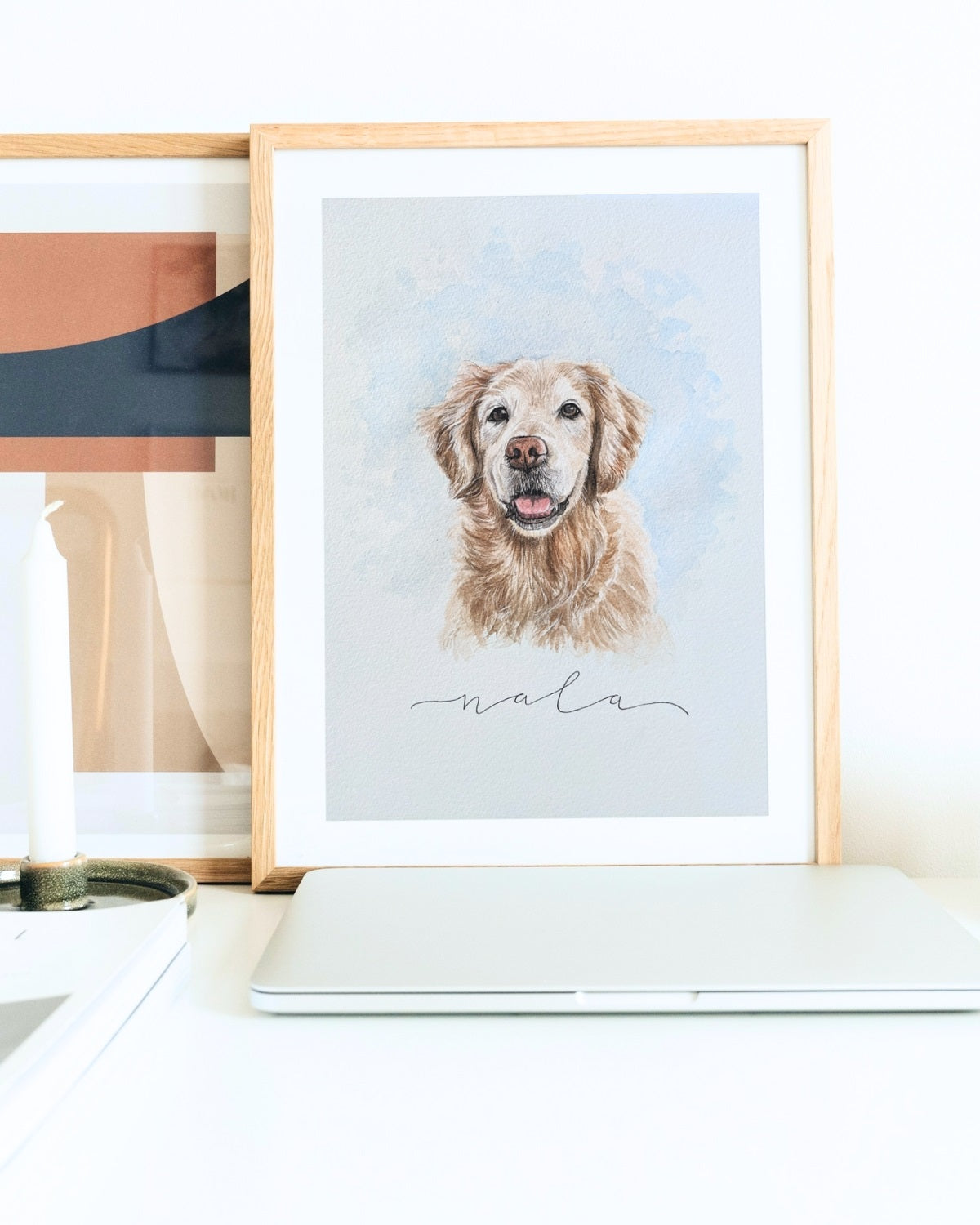 Custom Watercolor Pet Portrait