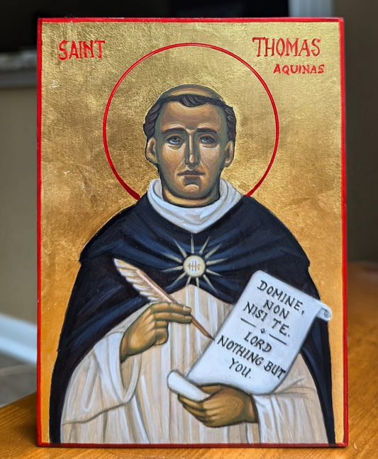 5x7in St.Thomas Aquinas Icon