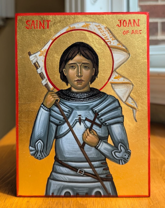 5x7in St.Joan of Arc Icon