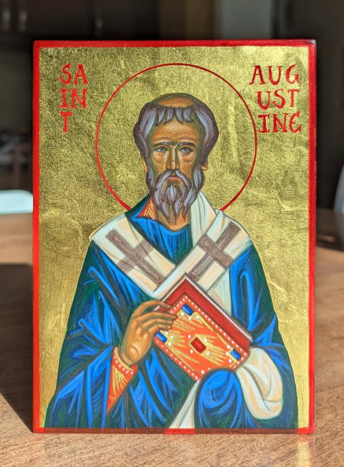 5x7in St.Augustine Icon