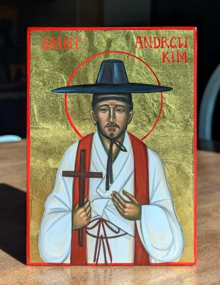 5x7in St.Andrew Kim Taegon Icon